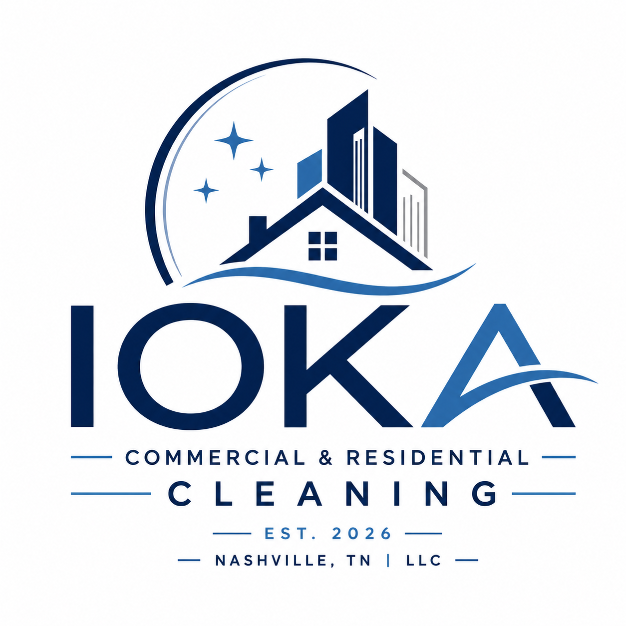 IOKA Commercial & Residential Cleaning logo